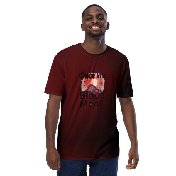 Blood Moon | Men’s | Crew Neck T-Shirt - Image 2