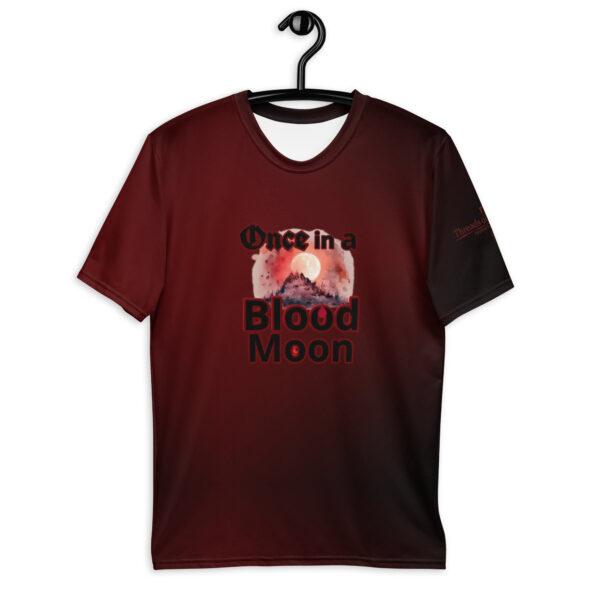 Blood Moon | Men’s | Crew Neck T-Shirt - Image 4