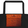 It’s Real…All Hallows’ large, tote bag for Halloween goods, with adorable pocket!