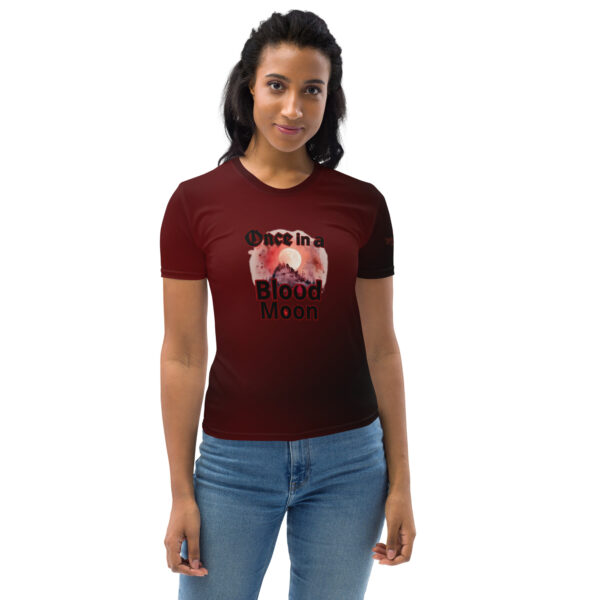 Blood Moon | Women’s | Crew Neck T-Shirt - Image 12