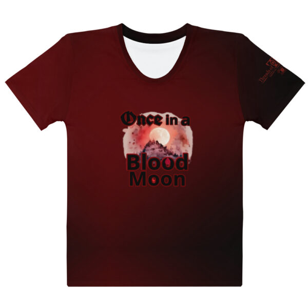 Blood Moon | Women’s | Crew Neck T-Shirt - Image 3