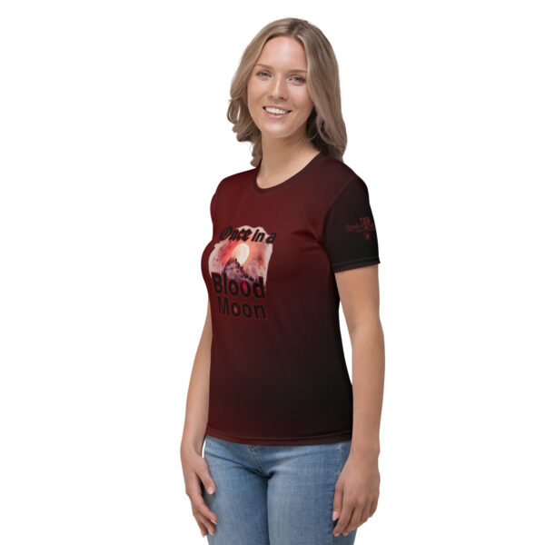 Blood Moon | Women’s | Crew Neck T-Shirt - Image 11