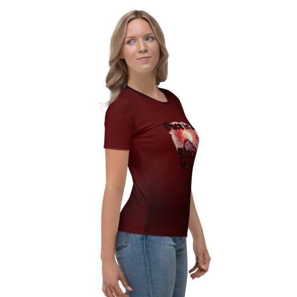 Blood Moon | Women’s | Crew Neck T-Shirt - Image 9