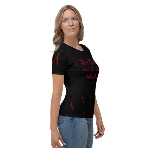 Hematic | It’s Real… | Women’s | Crew Neck T-Shirt - Image 8