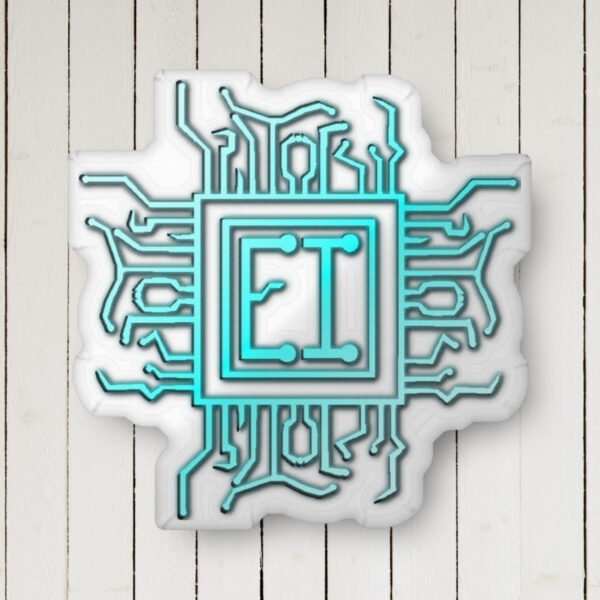 EI.001 | Cyber Circuit | Decorative Pillow