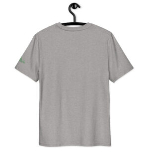 Sinister Halloween, green and black, organic shirt - grey