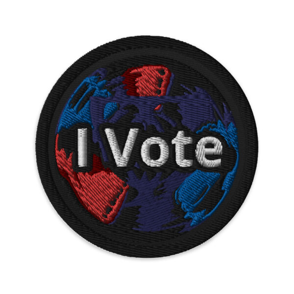 1 Vote Record | Embroidered Patch - Image 2