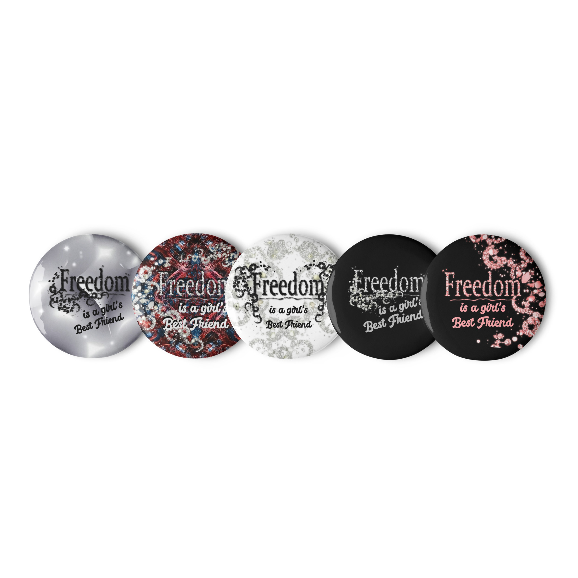 Freedom-BFF | Pin-Button Set