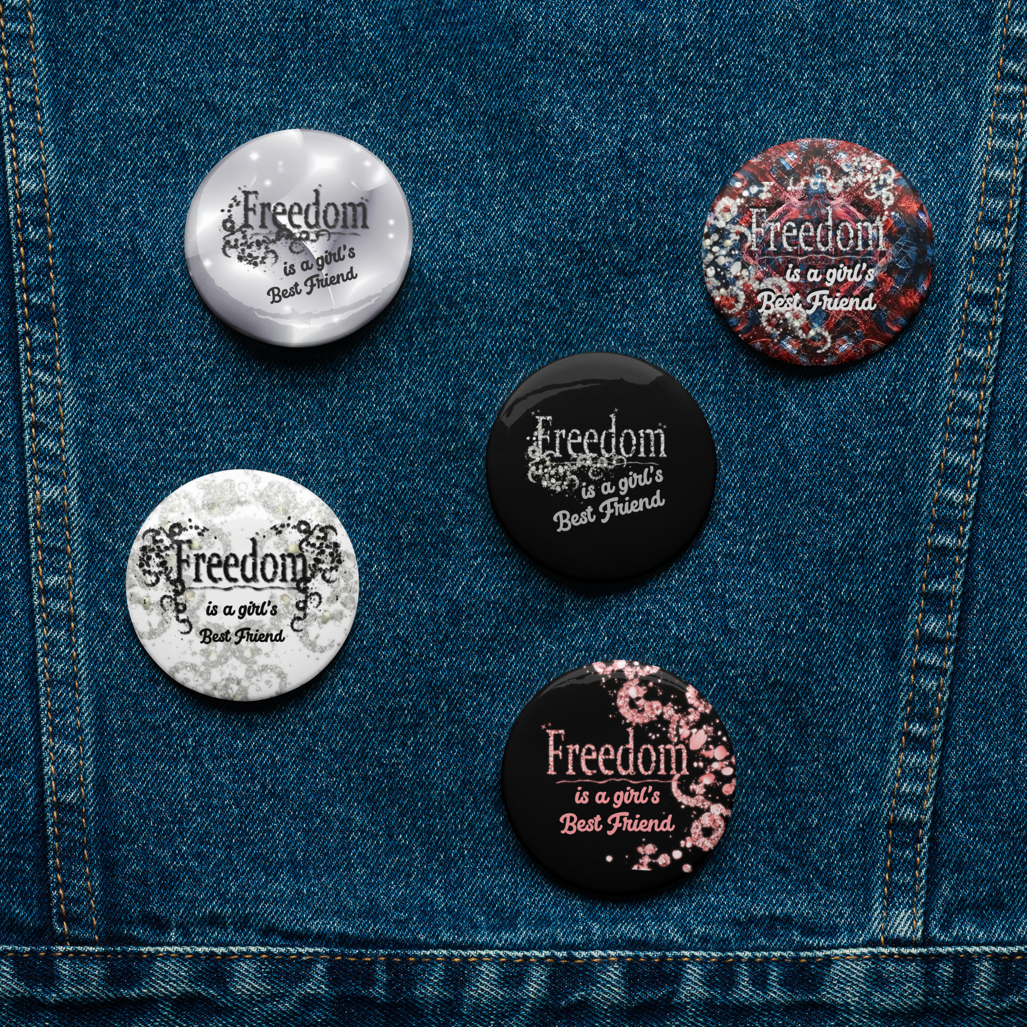Freedom-BFF | Pin-Button Set - Image 3