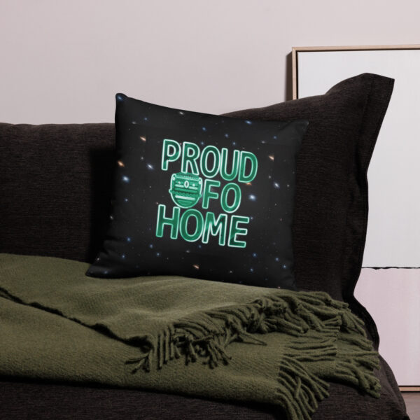 Proud UFO Home Off-World Ed. | Reversible Square Pillow - Image 11