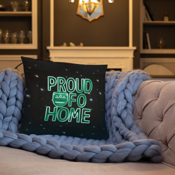 Proud UFO Home Off-World Ed. | Reversible Square Pillow - Image 17