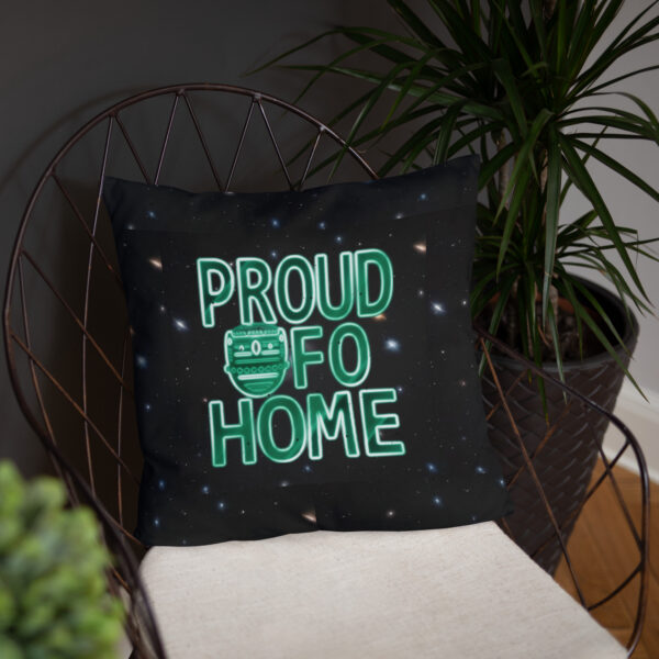 Proud UFO Home Off-World Ed. | Reversible Square Pillow - Image 19