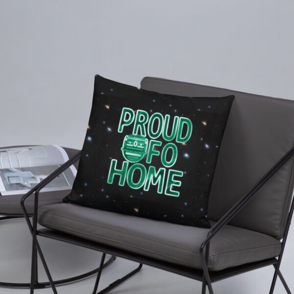 Proud UFO Home Off-World Ed. | Reversible Square Pillow - Image 21