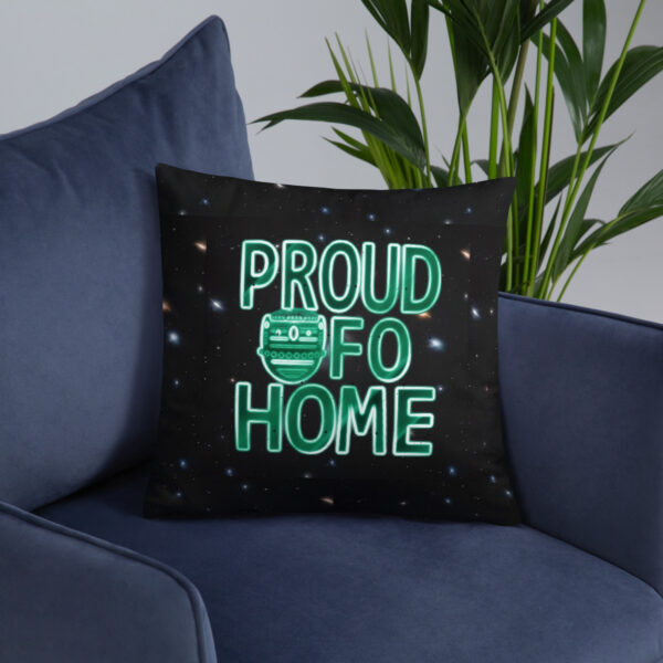 Proud UFO Home Off-World Ed. | Reversible Square Pillow - Image 23