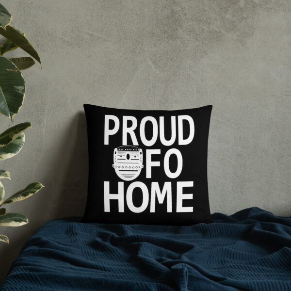 Proud UFO Home | Reversible Square Pillow | Dark - Image 19