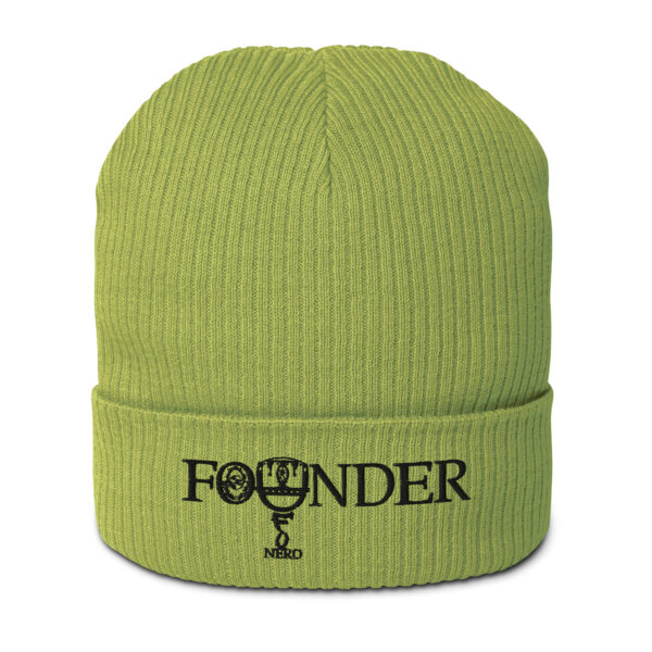 Founder (UFO Nerd) | AG | Organic Ribbed Beanie | Light - Image 16