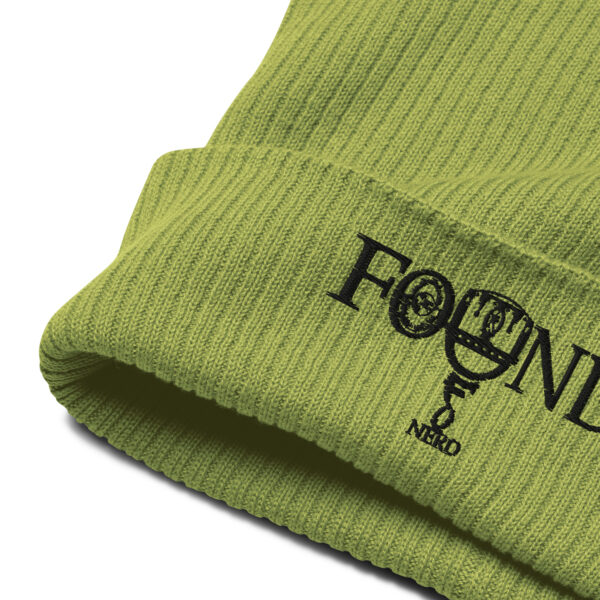 Founder (UFO Nerd) | AG | Organic Ribbed Beanie | Light - Image 9