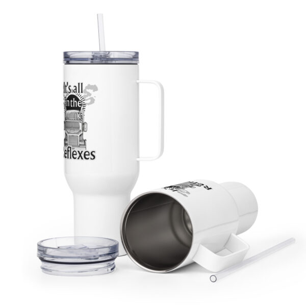 Flextrapolate | Handled Travel Mug