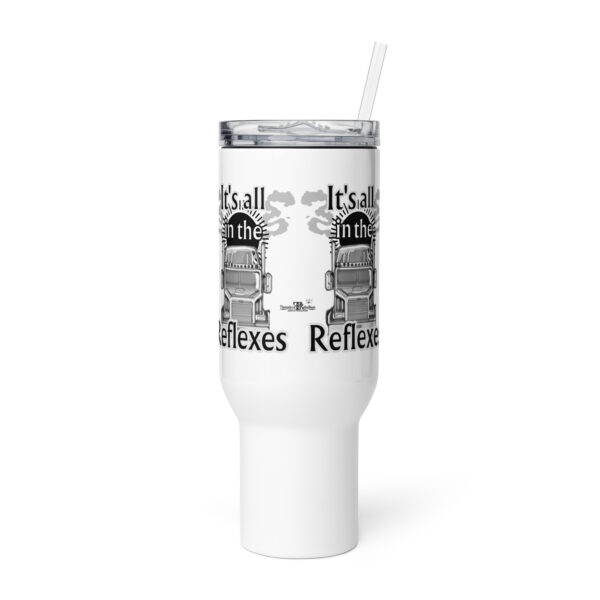 Flextrapolate | Handled Travel Mug - Image 3