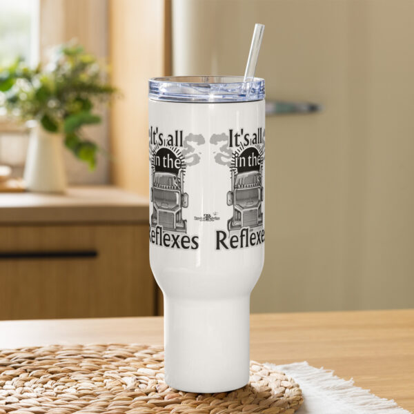 Flextrapolate | Handled Travel Mug - Image 7
