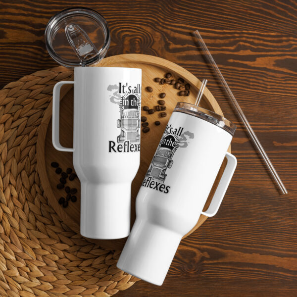 Flextrapolate | Handled Travel Mug - Image 6