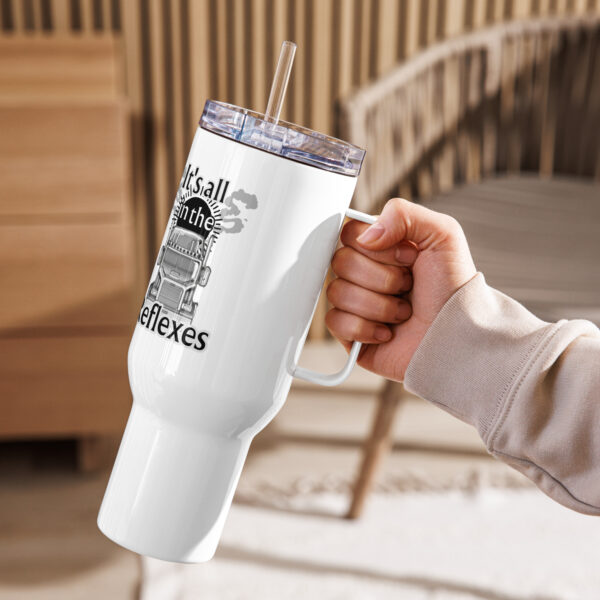 Flextrapolate | Handled Travel Mug - Image 14