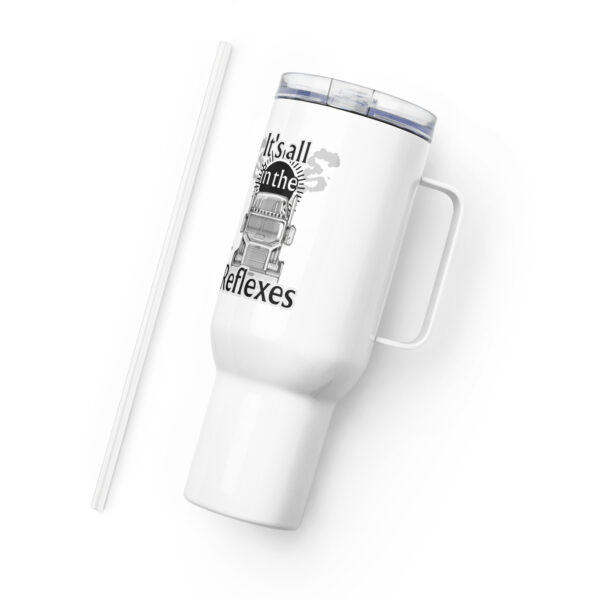 Flextrapolate | Handled Travel Mug - Image 4