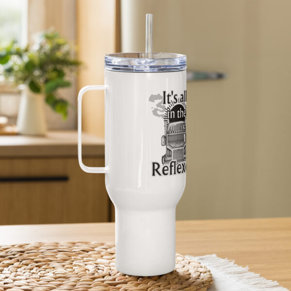 Flextrapolate | Handled Travel Mug - Image 9