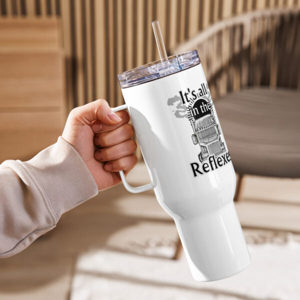 Flextrapolate | Handled Travel Mug - Image 15