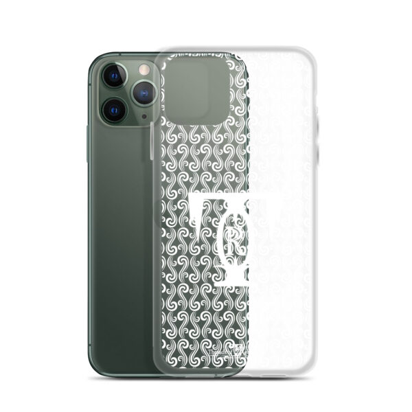 Threads of Rebellion | White | Clear-Edge Phone Case | iPhone - Image 5