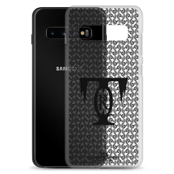 Threads of Rebellion | Black | Clear-Edge Phone Case | Samsung - Image 5