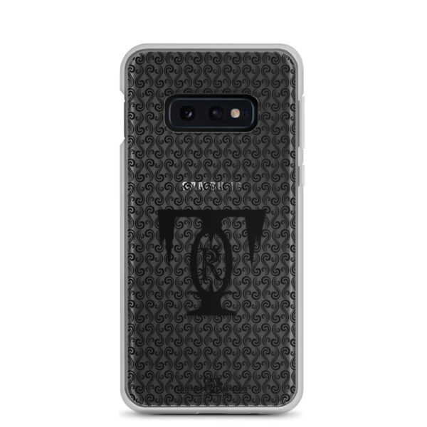Threads of Rebellion | Black | Clear-Edge Phone Case | Samsung - Image 6