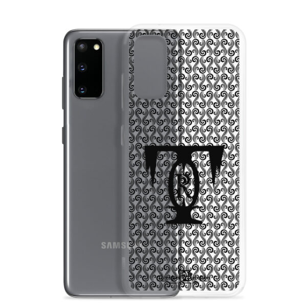 Threads of Rebellion | Black | Clear-Edge Phone Case | Samsung - Image 12