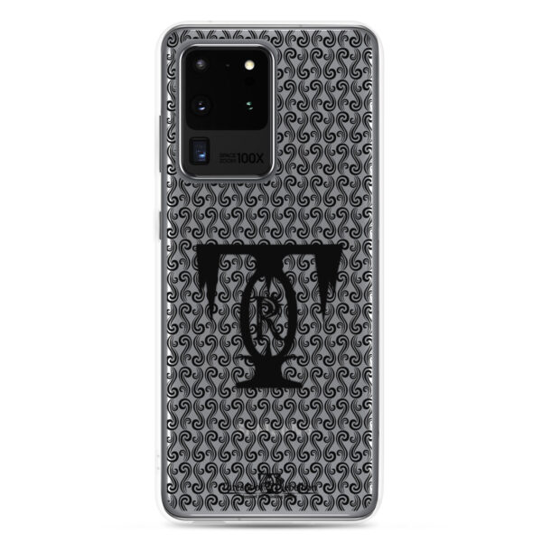 Threads of Rebellion | Black | Clear-Edge Phone Case | Samsung - Image 10