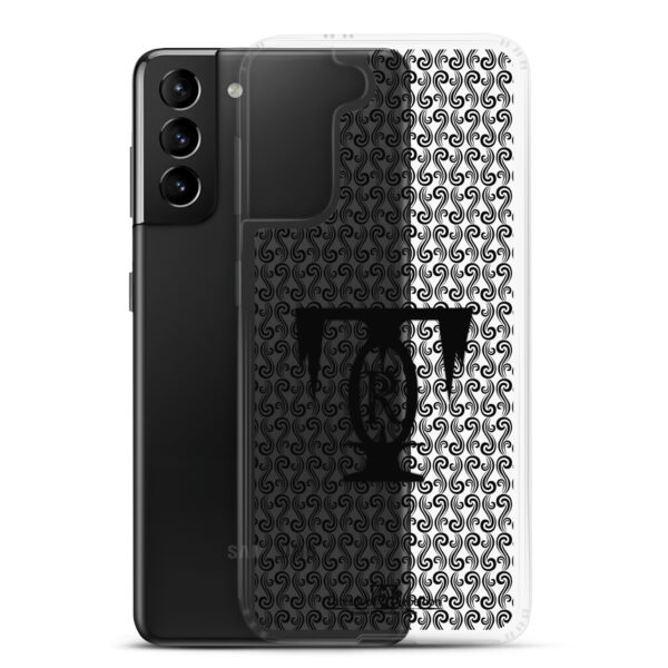 Threads of Rebellion | Black | Clear-Edge Phone Case | Samsung - Image 14