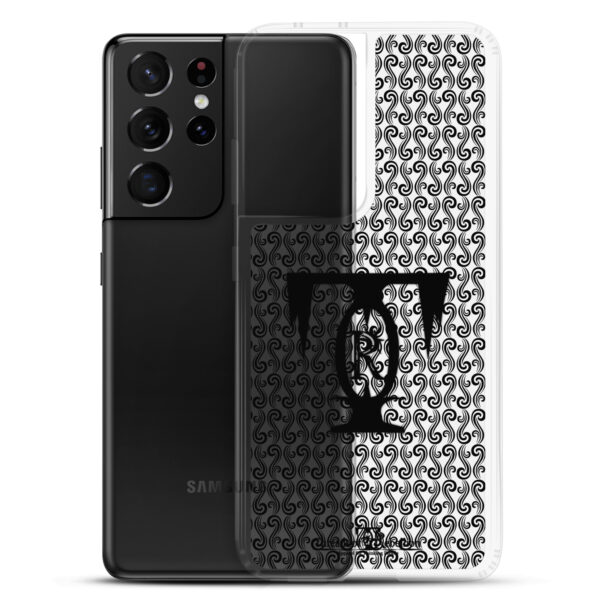 Threads of Rebellion | Black | Clear-Edge Phone Case | Samsung - Image 16