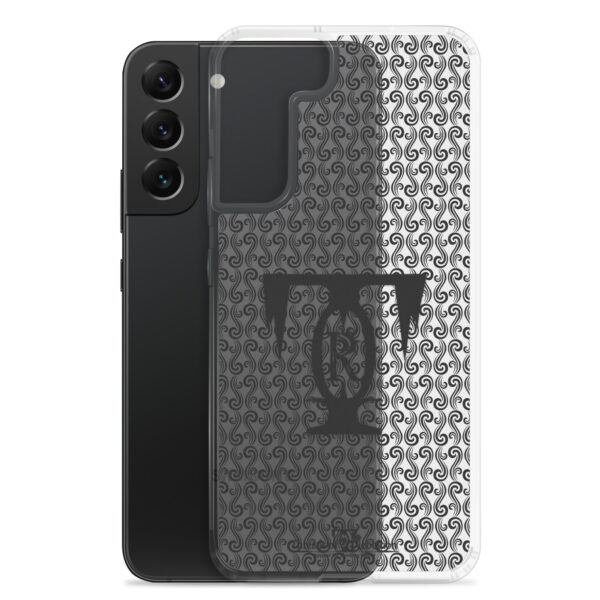Threads of Rebellion | Black | Clear-Edge Phone Case | Samsung - Image 20