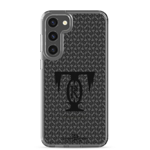 Threads of Rebellion | Black | Clear-Edge Phone Case | Samsung - Image 25