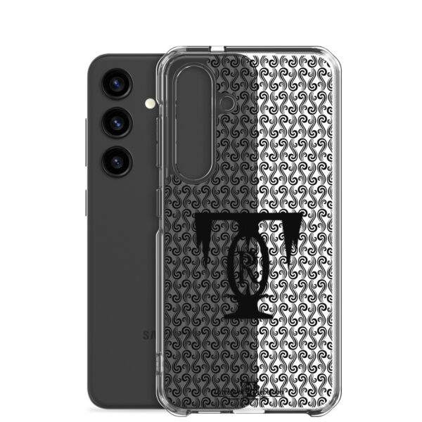 Threads of Rebellion | Black | Clear-Edge Phone Case | Samsung - Image 36