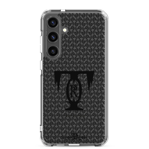 Threads of Rebellion | Black | Clear-Edge Phone Case | Samsung - Image 31