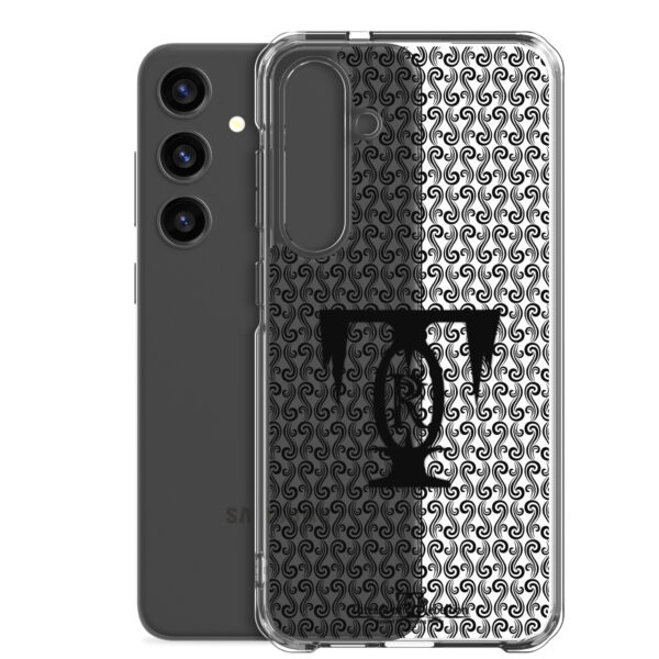 Threads of Rebellion | Black | Clear-Edge Phone Case | Samsung - Image 32