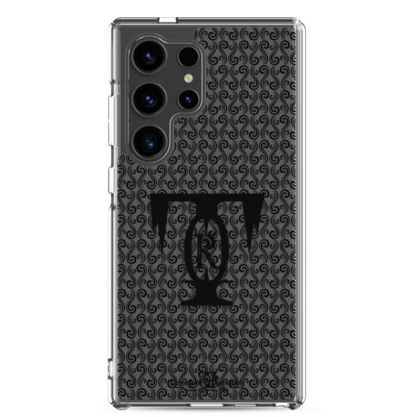 Threads of Rebellion | Black | Clear-Edge Phone Case | Samsung - Image 33