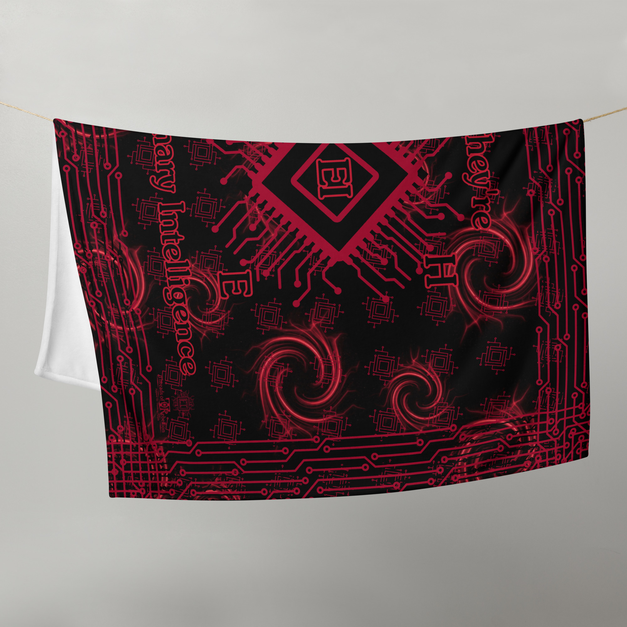 EI.001 Alertred | Throw Blanket - Image 6