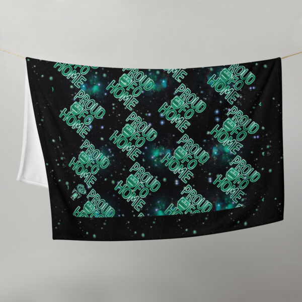 Proud UFO Home | Throw Blanket - Image 7