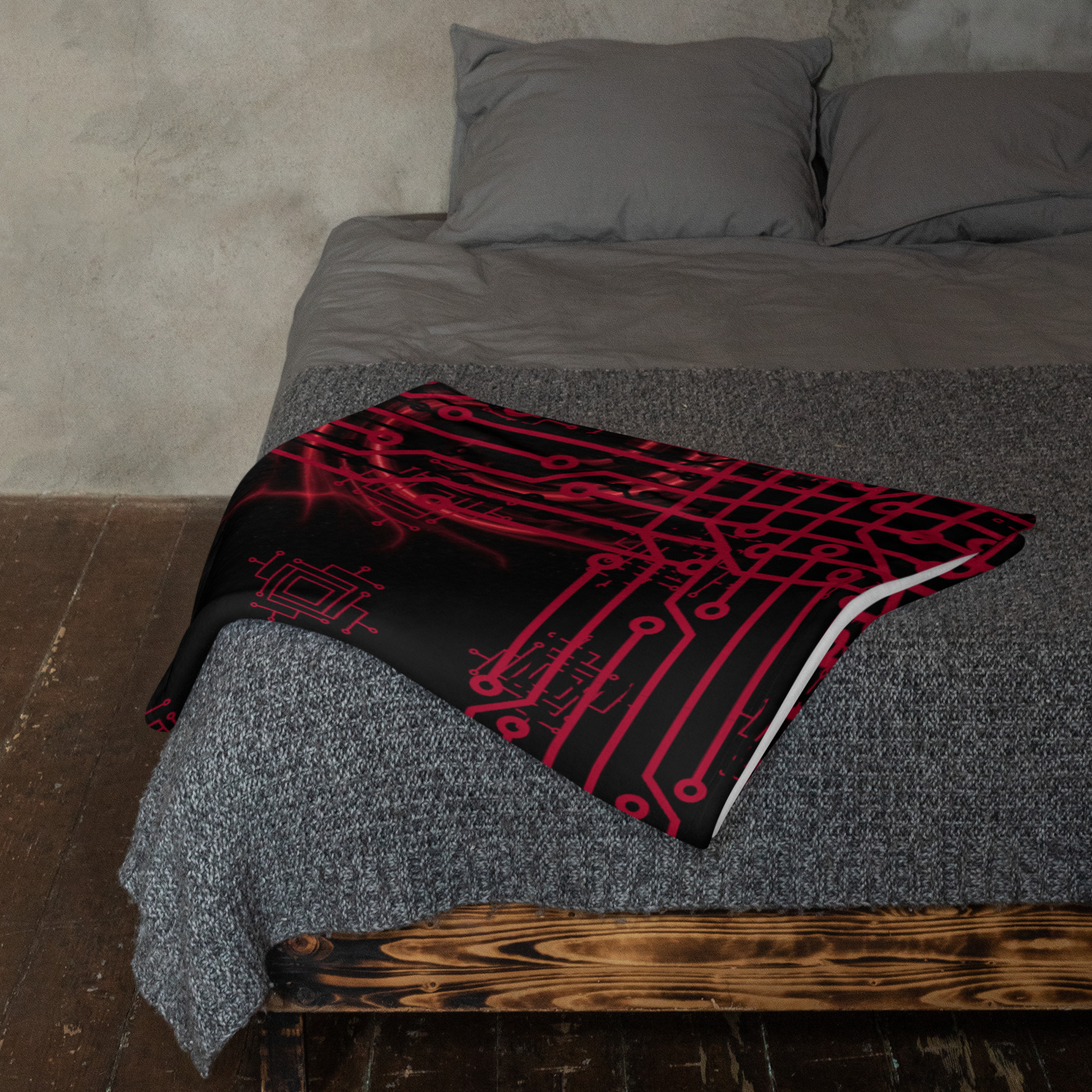 EI.001 Alertred | Throw Blanket - Image 10