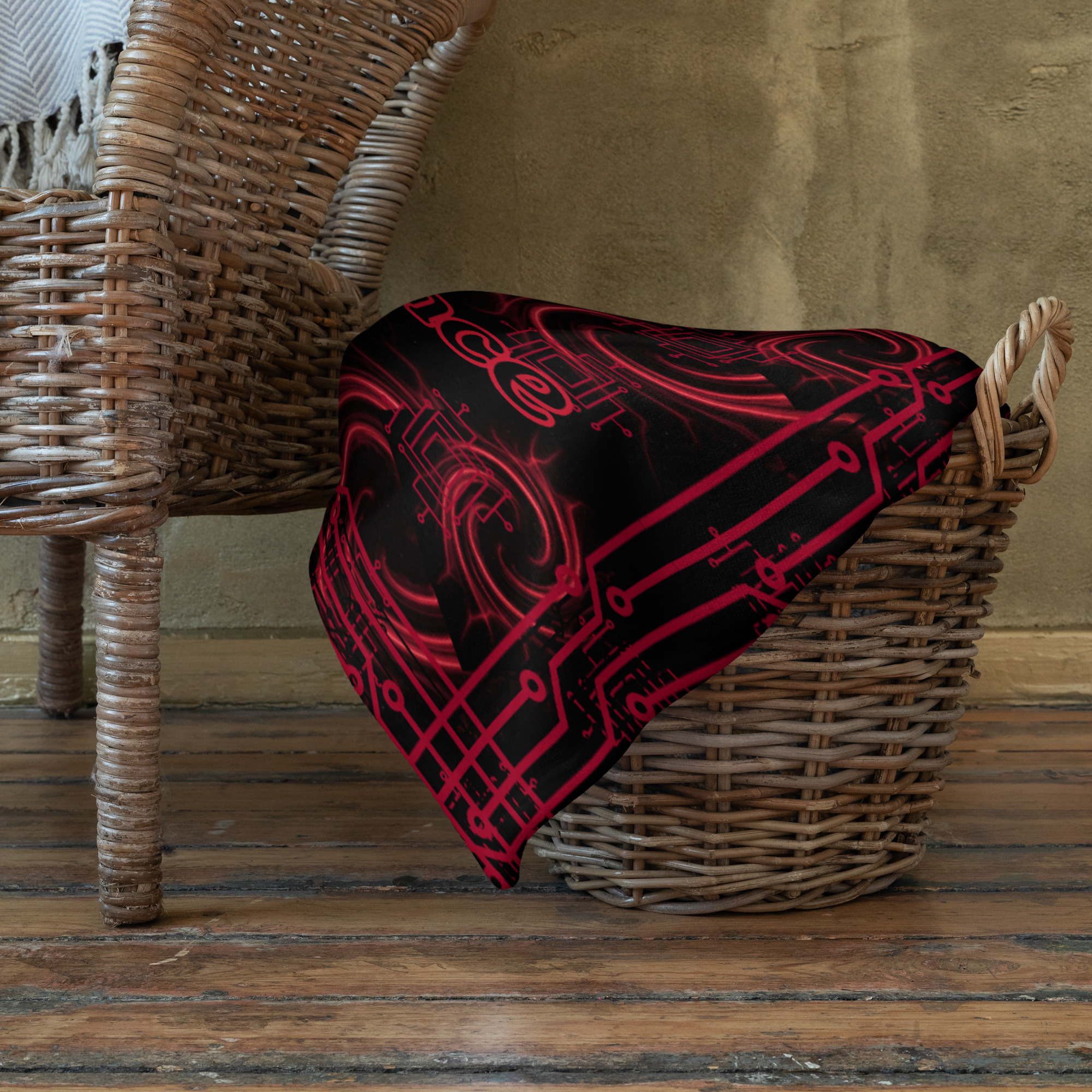 EI.001 Alertred | Throw Blanket - Image 22