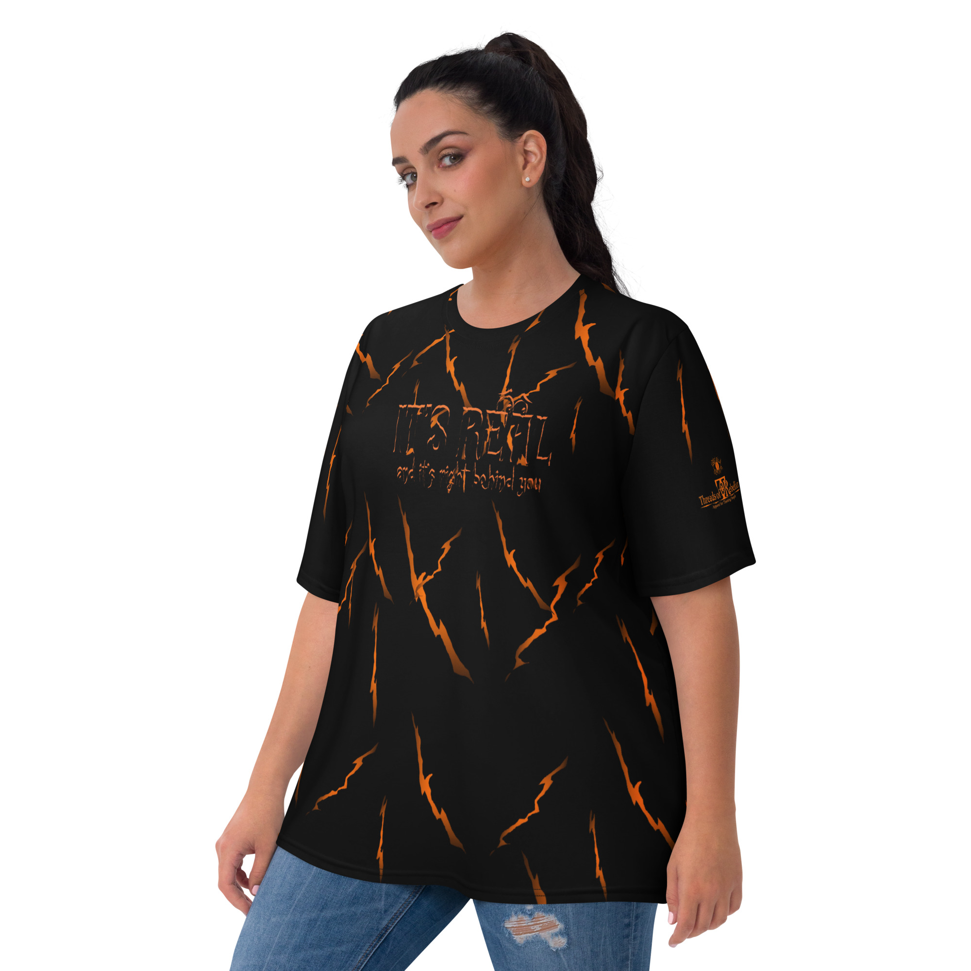 Hallow Storm Ed. | It’s Real… | Women’s | Crew Neck T-Shirt - Image 6