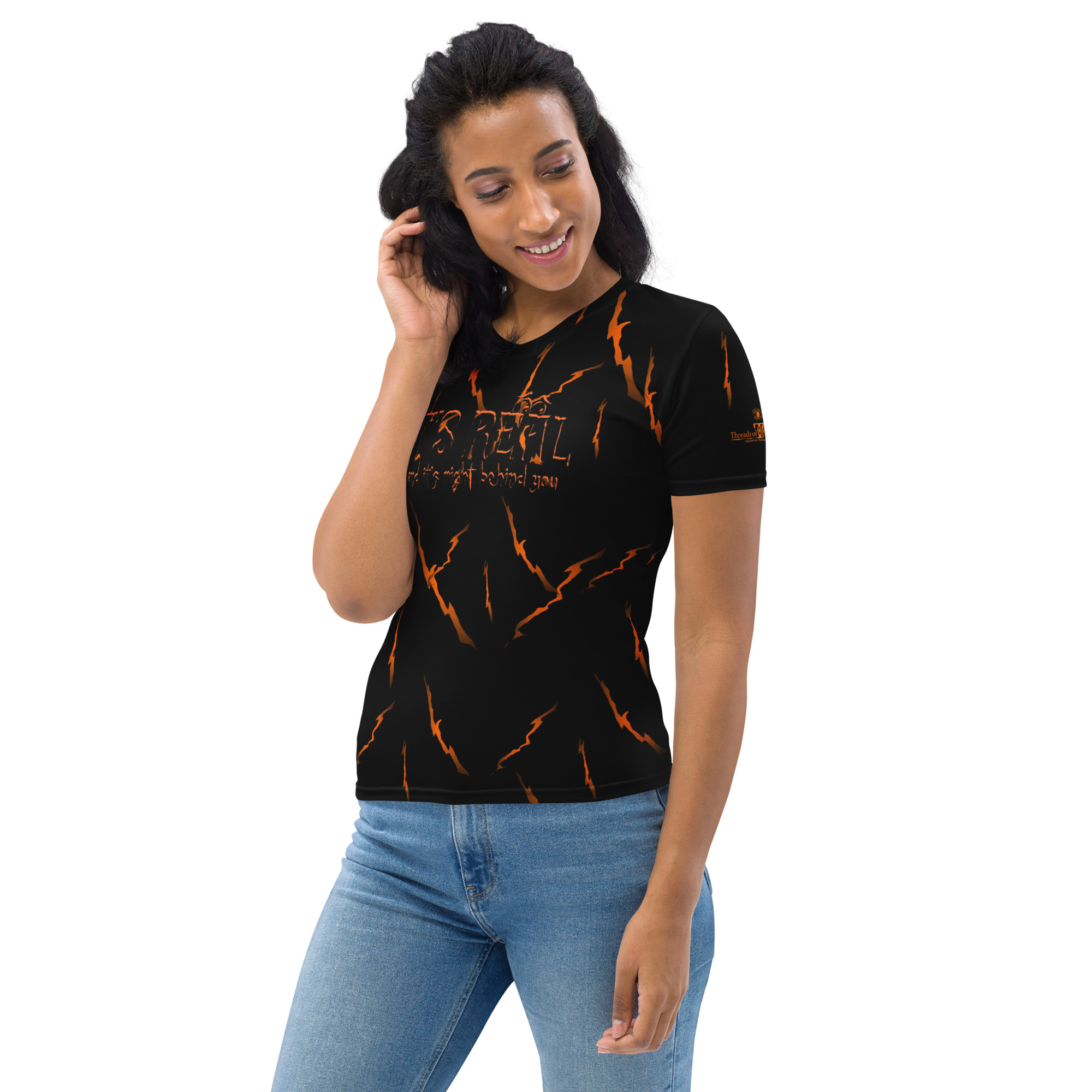 Hallow Storm Ed. | It’s Real… | Women’s | Crew Neck T-Shirt - Image 9
