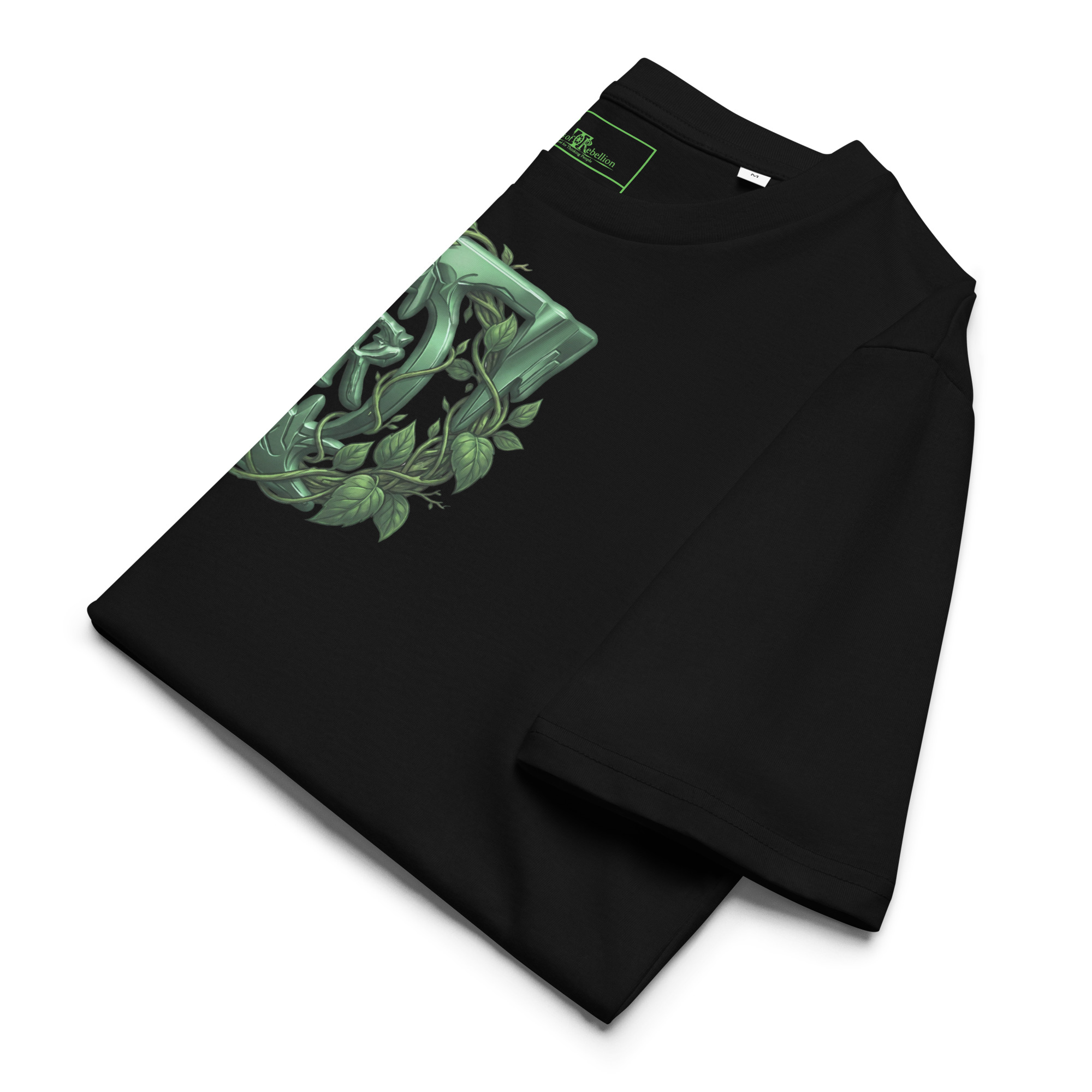 Threads of Rebellion | Emerald Initiative | AG | Organic T-Shirt - Image 2