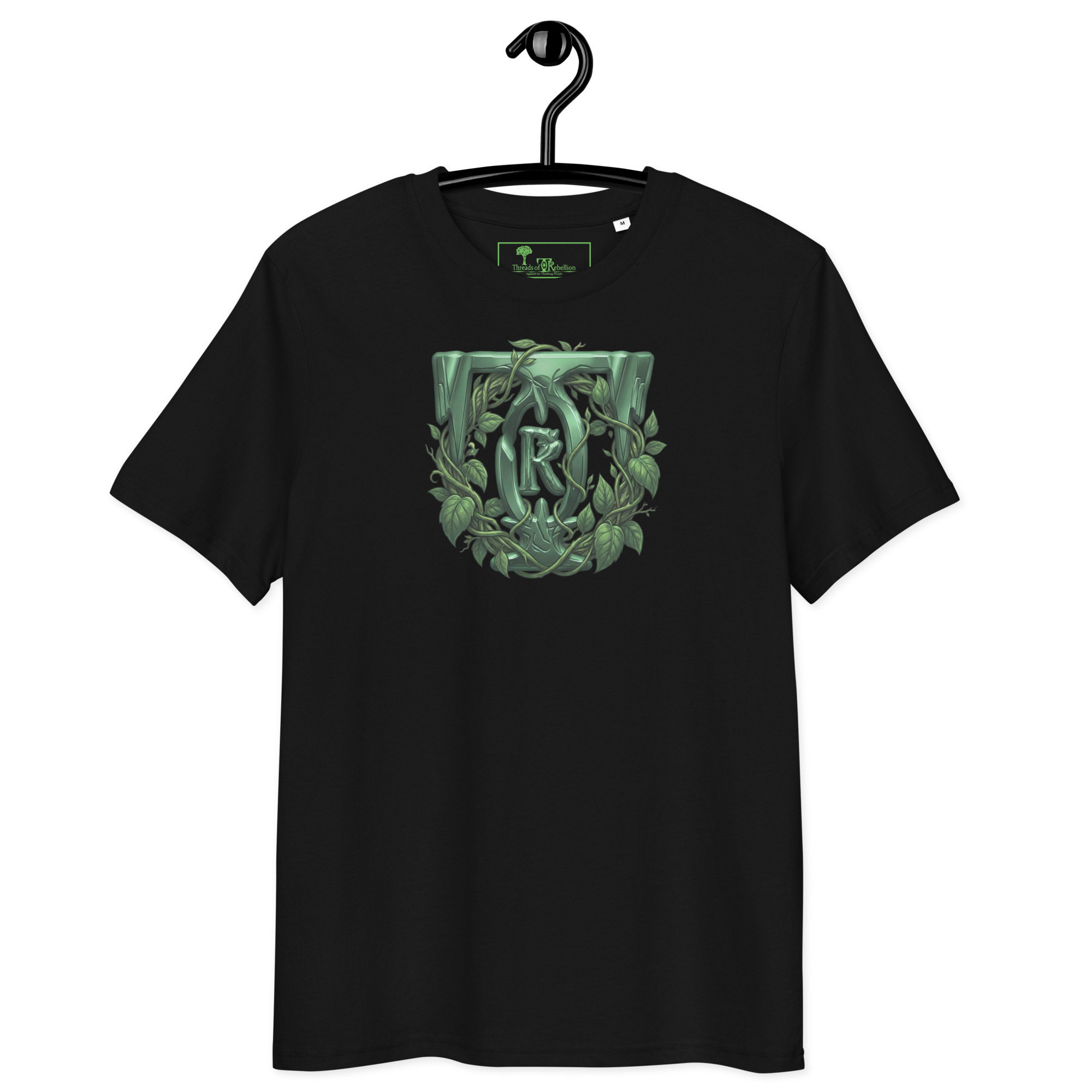 Threads of Rebellion | Emerald Initiative | AG | Organic T-Shirt - Image 3